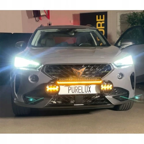 Purelux WRC uchwyt oświetleniowy 4 lampy mocowanie pod tablicę EU Biały