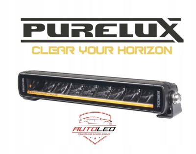 LAMPA LED PURELUX PANTHER BLACK X-SLIM S250 STRAIGHT 25CM 45W Do Quada