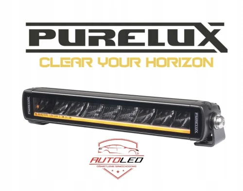 LAMPA LED PURELUX PANTHER BLACK X-SLIM S250 STRAIGHT 25CM 45W Do Quada
