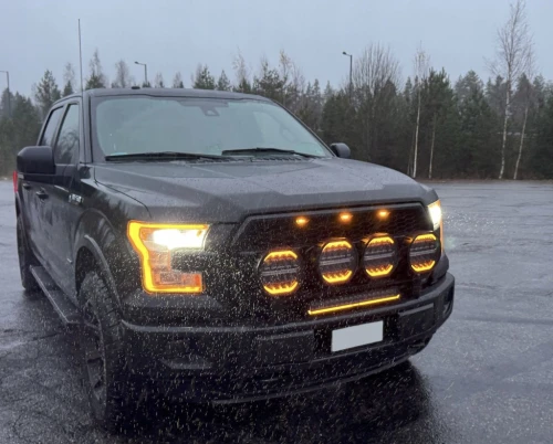 Purelux Ranger 9 3 Lampy LED dalekosiężna ostrzegawcza 12V 24V PowerBoost