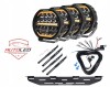 Purelux Ranger 9 4 Lampy LED dalekosiężna ostrzegawcza 12V 24V PowerBoost