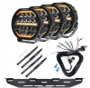 Purelux Ranger 9 4 Lampy LED dalekosiężna ostrzegawcza 12V 24V PowerBoost