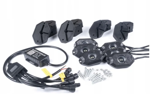 Podświetlenie Auta LED Purelux RGBW 12/24V Efekt Neon Podwozia Ambient Neon