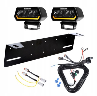2 X Lampa robocza dodatkowa LED PURELUX Panther Alpha 20 - 10 cm 20W Spot