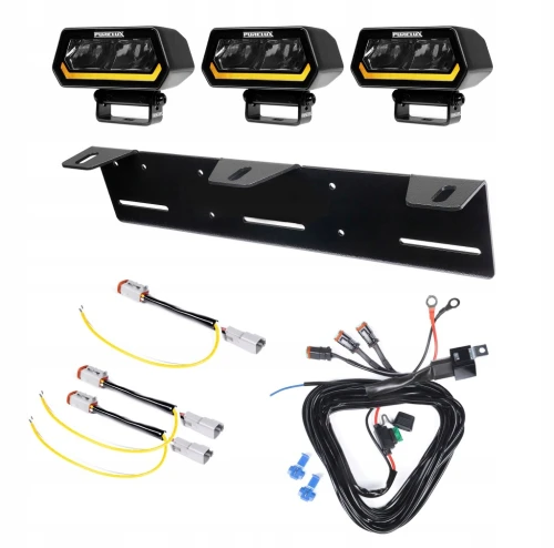 3 X Lampa robocza dodatkowa LED PURELUX Panther Alpha 20 - 10 cm 20W Spot