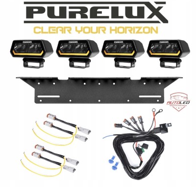 4 X Lampa robocza dodatkowa LED PURELUX Panther Alpha 20 - 10 cm 20W Spot