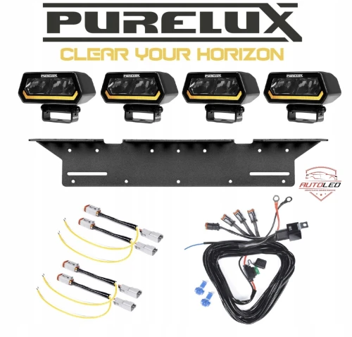 4 X Lampa robocza dodatkowa LED PURELUX Panther Alpha 20 - 10 cm 20W Spot