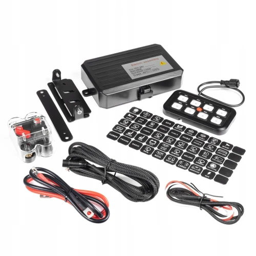 PURELUX Multi Switch panel sterowania 10-30V 8 obwodów Dashboard Controller
