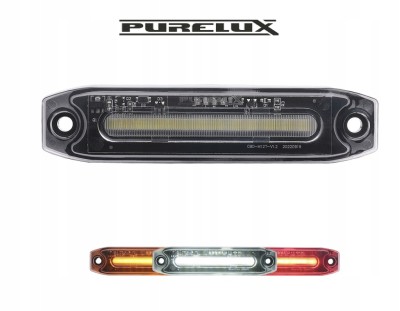 Lampa pozycyjna/ obrysowa Purelux Spectre 12X 12/24V 102 mm 3 kolory / 4szt