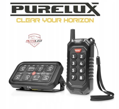 PURELUX Multi-Switch Panel Sterowania Bluetooth RF 12V 24V Kontroler LED