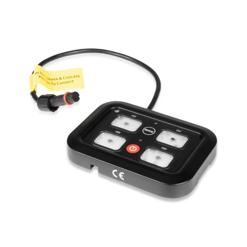 PURELUX Multi-Switch Panel Sterowania 4 Przyciski RGB 12V 24V LED Off Road