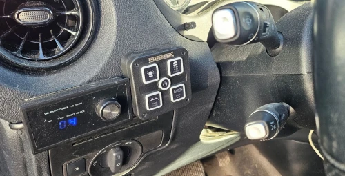 PURELUX Mini Panel przełączników PURELUX Mini Dashboard Controller, 10-30V
