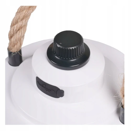 Lampka LED AGGE Radiance 670 lm idealna na camping i do ogrodu Biała