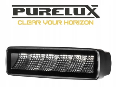 Światło robocze PURELUX Terrain Black Slim Flood - 16 cm / 30W / Szeroki