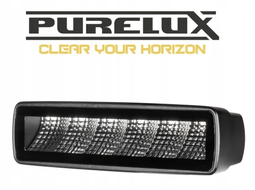 Światło robocze PURELUX Terrain Black Slim Flood - 16 cm / 30W / Szeroki