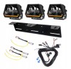 3 x PURELUX Panther Alpha 60 lampa LED 12 cm 180W spot Lampa robocza Zestaw