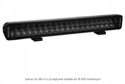 Purelux Terrain 200W lampa LED Bar 56 cm światło robocze proste Ciemne