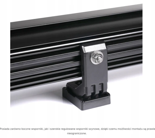 Purelux Terrain 200W lampa LED Bar 56 cm światło robocze proste Ciemne