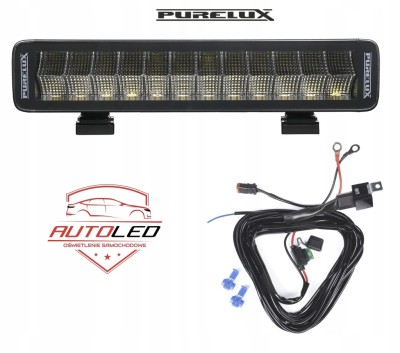 Purelux Terrain 120W lampa LED Bar 36 cm światło robocze proste Ciemne