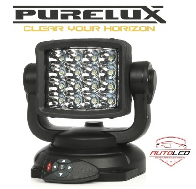 PURELUX RC360 Lampa Robocza LED Zdalnie Sterowana 80W 24 cm Wąska + Pilot
