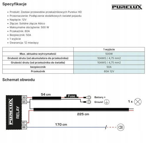Led Bar Listwa LED Purelux Black Boost C1300 Gen3 127 cm 480 W Zakrzywiona