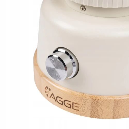 Lampka LED AGGE Ambience 250 lm Lampion Retro Efekt Płomienia USB-C Biała