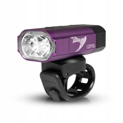 Lampka rowerowa Moon Lepus USB 1000 lm LED przód wodoodporna IPX6 Fioletowa