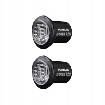 Lampka ostrzegawcza PURELUX Strobe Round - 12/24V / 8W / 36 mm Stroboskop