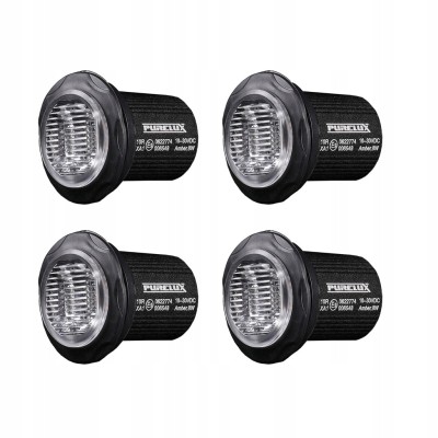 Lampka ostrzegawcza PURELUX Strobe Round - 12/24V / 8W / 36 mm Stroboskop