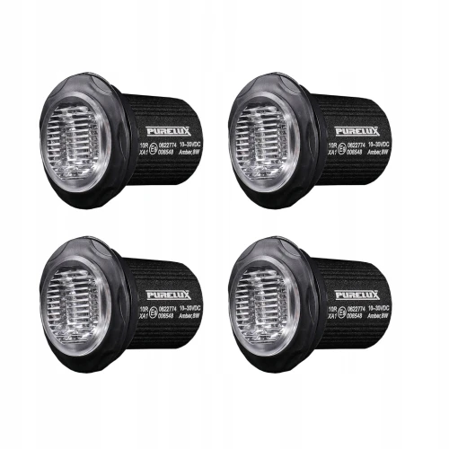 Lampka ostrzegawcza PURELUX Strobe Round - 12/24V / 8W / 36 mm Stroboskop