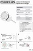 Lampka ostrzegawcza PURELUX Strobe Round - 12/24V / 8W / 36 mm Stroboskop