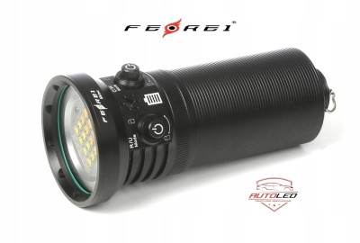FEREI SHINE Latarka do Nurkowania LED 13000lm UV Białe RED Akumulator 150m