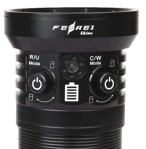 FEREI SHINE Latarka do Nurkowania LED 13000lm UV Białe RED Akumulator 150m
