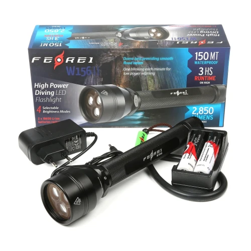 FEREI W156II Latarka do Nurkowania LED 2850lm Akumulator Wodoodporna 150m