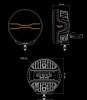 4 X HALOGEN DALEKOSIĘŻNY Strands FOR9T Dragon Drive LED PREMIUM 18 cm 105W
