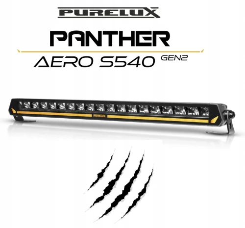 Purelux Panther Aero S540 Gen2 LED Bar 54cm 108W 7500lm Ref 25 Panel led