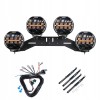 PURELUX Heat 7200 4szt. Lampa dalekosiężna LED 18 cm 135W 435m Zestaw WRC