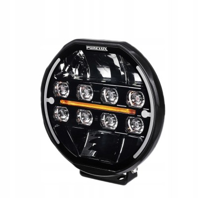 PURELUX Heat 7200 4szt. Lampa dalekosiężna LED 18 cm 135W 435m Zestaw WRC