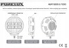 PURELUX Heat 7200 4szt. Lampa dalekosiężna LED 18 cm 135W 435m Zestaw WRC