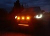 PURELUX 9110 Lampa dalekosiężna LED DRL – 23 cm / 175W okrągła Zestaw WRC