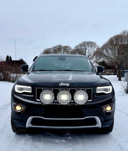 PURELUX 9110 Lampa dalekosiężna LED DRL – 23 cm / 175W okrągła Zestaw WRC