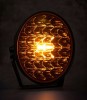 PURELUX 9110 Lampa dalekosiężna LED DRL – 23 cm / 175W okrągła Zestaw WRC
