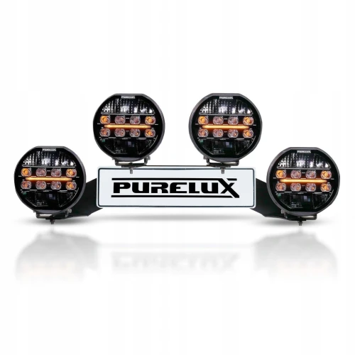 Zestaw lamp LED dalekosiężnych Purelux WRC 7 – 4× 7" | 432W | 26 000 lm