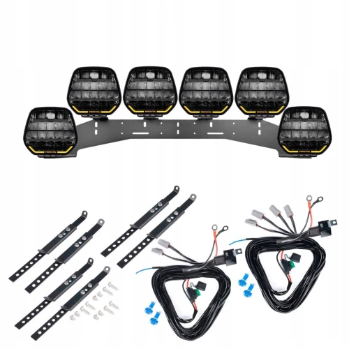 Zestaw lamp LED dalekosiężnych PURELUX WRC 24, 1260W / 73 000 lm OFF Road