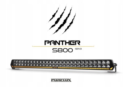 PURELUX Panther S800 GEN3 LED Bar 78 cm / 324W Prosty Panel Led