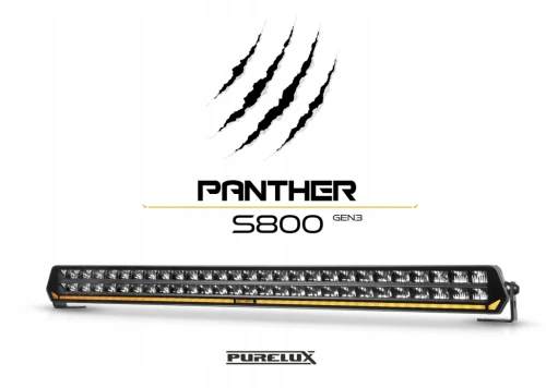 PURELUX Panther S800 GEN3 LED Bar 78 cm / 324W Prosty Panel Led