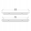PURELUX Panther S800 GEN3 LED Bar 78 cm / 324W Prosty Panel Led
