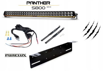 PURELUX Panther S800 GEN3 LED Bar 78 cm / 324W Prosty Panel Led Cały Zestaw