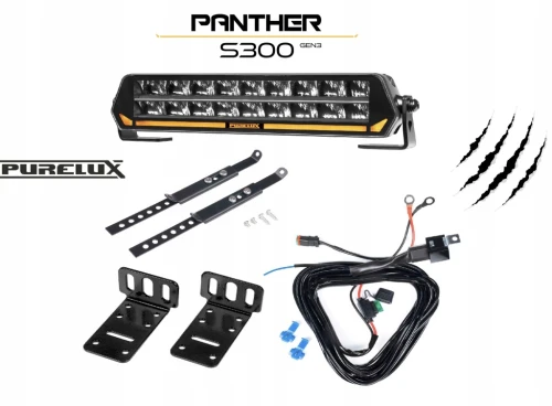 PURELUX Panther S300 GEN3 LED Bar 30 cm 108W / 7561 lm Prosty + Istalacja