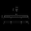 Lampa LED Bar STRANDS Skylord 30 / 75 cm / 276W + XBB Dongle & PowerUnit
